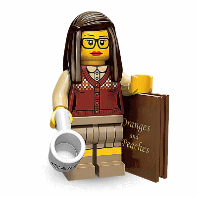 librarian lego minifigure