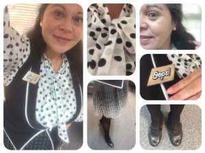 Outfit of the day (Janet from The Good Place) - 27 February 2018